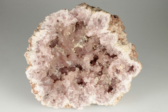 Sparkly, Pink Amethyst Geode Half - Argentina #195453